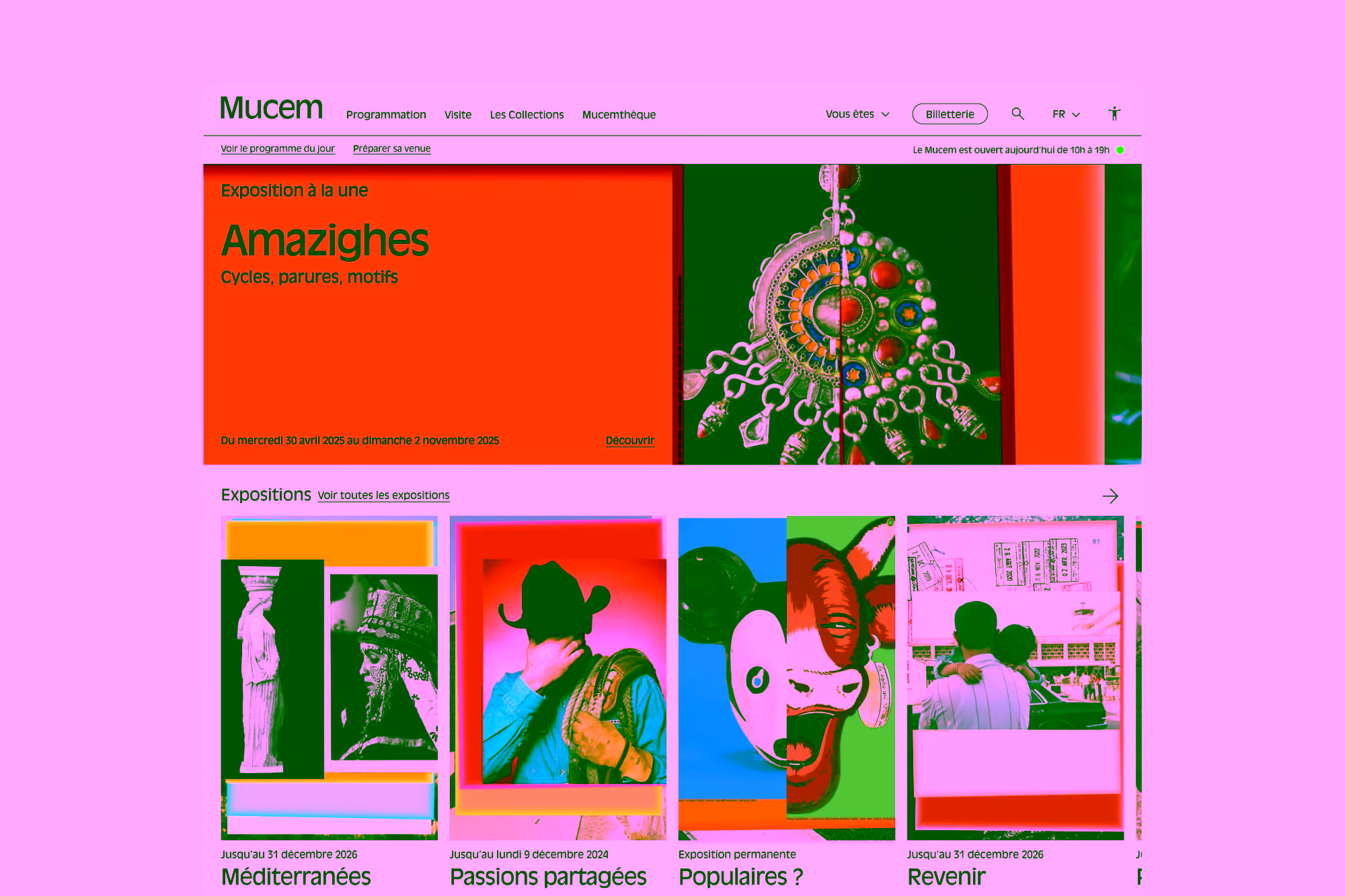 Aperçu de la refonte du Mucem